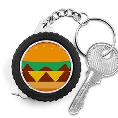 Hamburger Bread Food Cheese Measuring Tapes by Simbadda