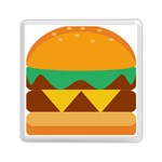 Hamburger Bread Food Cheese Memory Card Reader (Square)  Front