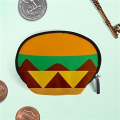 Hamburger Bread Food Cheese Accessory Pouches (small)  by Simbadda