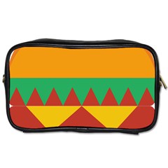 Burger Bread Food Cheese Vegetable Toiletries Bags 2-side by Simbadda