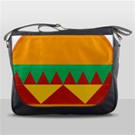 Burger Bread Food Cheese Vegetable Messenger Bags Front