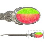 Colorful Abstract Triangles Pattern  Letter Openers Front