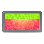 Colorful Abstract Triangles Pattern  Memory Card Reader (Mini) Front