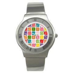 Icons Vector Stainless Steel Watch by Simbadda