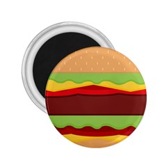 Vector Burger Time Background 2.25  Magnets