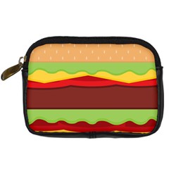 Vector Burger Time Background Digital Camera Cases by Simbadda