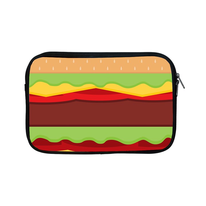 Vector Burger Time Background Apple iPad Mini Zipper Cases