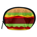 Vector Burger Time Background Accessory Pouches (Medium)  Front