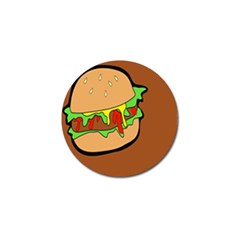 Burger Double Golf Ball Marker by Simbadda