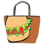 Burger Double Bucket Bags Front