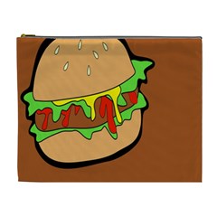 Burger Double Cosmetic Bag (xl)