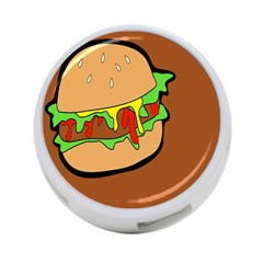 Burger Double 4-port Usb Hub (two Sides)  by Simbadda