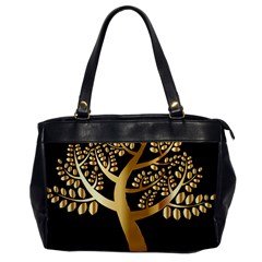 Abstract Art Floral Forest Office Handbags