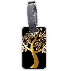 Abstract Art Floral Forest Luggage Tags (one Side)  by Simbadda