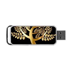 Abstract Art Floral Forest Portable Usb Flash (one Side) by Simbadda