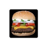 Abstract Barbeque Bbq Beauty Beef Square Magnet Front