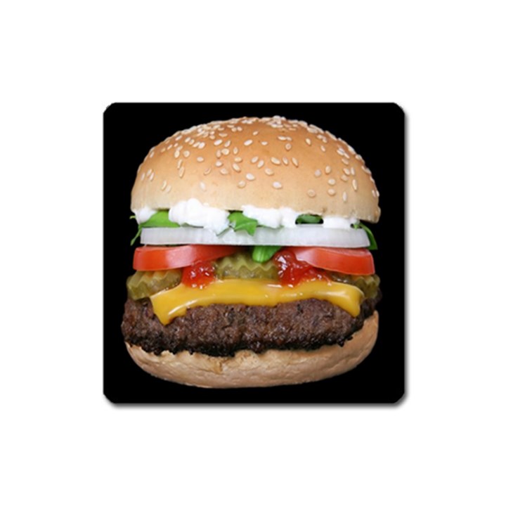 Abstract Barbeque Bbq Beauty Beef Square Magnet