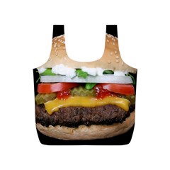 Abstract Barbeque Bbq Beauty Beef Full Print Recycle Bags (s)  by Simbadda