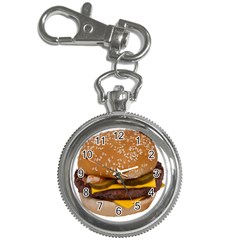 Cheeseburger On Sesame Seed Bun Key Chain Watches by Simbadda