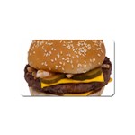 Cheeseburger On Sesame Seed Bun Magnet (Name Card) Front