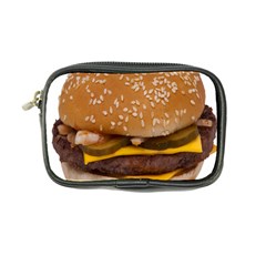 Cheeseburger On Sesame Seed Bun Coin Purse by Simbadda