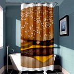 Cheeseburger On Sesame Seed Bun Shower Curtain 36  x 72  (Stall)  Curtain(36 X72 ) - 33.26 x66.24  Curtain(36 X72 )