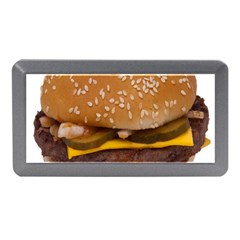 Cheeseburger On Sesame Seed Bun Memory Card Reader (mini) by Simbadda