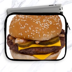 Cheeseburger On Sesame Seed Bun Apple Ipad 2/3/4 Zipper Cases by Simbadda