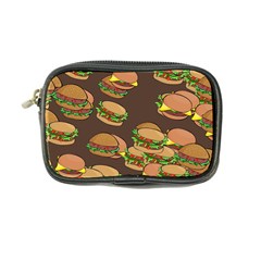 A Fun Cartoon Cheese Burger Tiling Pattern Coin Purse by Simbadda