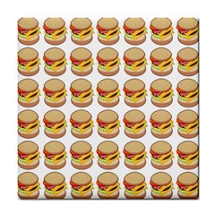 Hamburger Pattern Tile Coasters by Simbadda