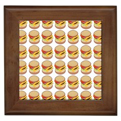 Hamburger Pattern Framed Tiles