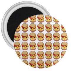 Hamburger Pattern 3  Magnets