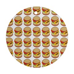 Hamburger Pattern Ornament (Round)