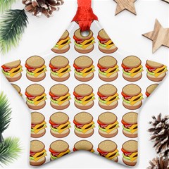 Hamburger Pattern Ornament (Star)