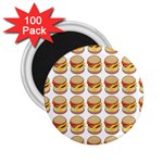 Hamburger Pattern 2.25  Magnets (100 pack)  Front