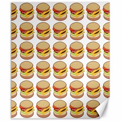 Hamburger Pattern Canvas 20  x 24  