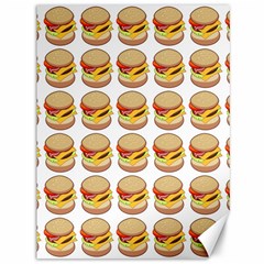 Hamburger Pattern Canvas 36  x 48  