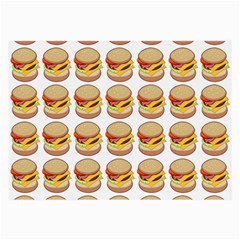 Hamburger Pattern Large Glasses Cloth (2-Side)