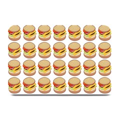 Hamburger Pattern Plate Mats by Simbadda