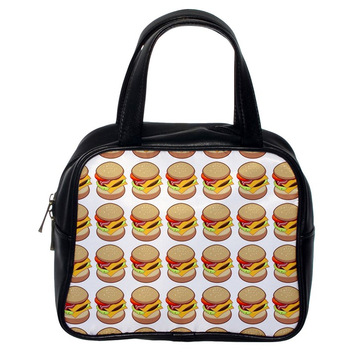 Hamburger Pattern Classic Handbags (One Side)