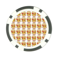 Hamburger Pattern Poker Chip Card Guard (10 pack)