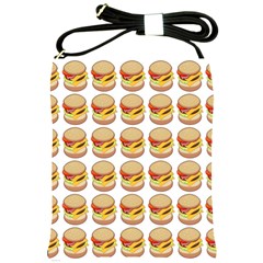 Hamburger Pattern Shoulder Sling Bags