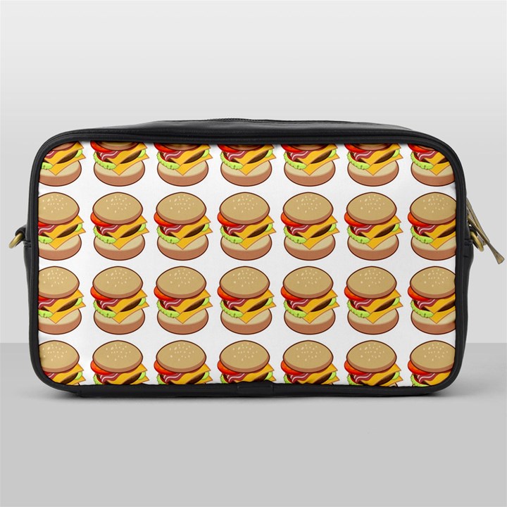 Hamburger Pattern Toiletries Bags