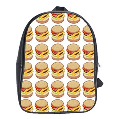 Hamburger Pattern School Bags (XL) 