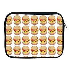 Hamburger Pattern Apple iPad 2/3/4 Zipper Cases