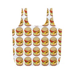 Hamburger Pattern Full Print Recycle Bags (M) 