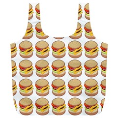 Hamburger Pattern Full Print Recycle Bags (L) 