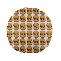 Hamburger Pattern Standard 15  Premium Flano Round Cushions