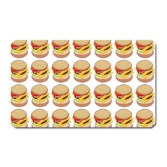 Hamburger Pattern Magnet (rectangular) by Simbadda