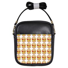 Hamburger Pattern Girls Sling Bags by Simbadda